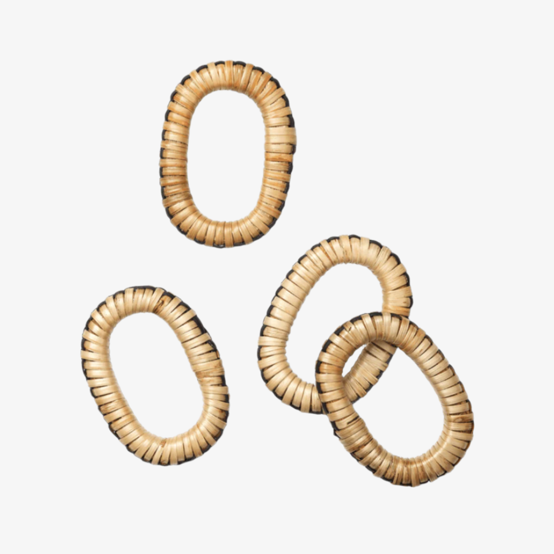 Weave Napkin Rings - Set of 4