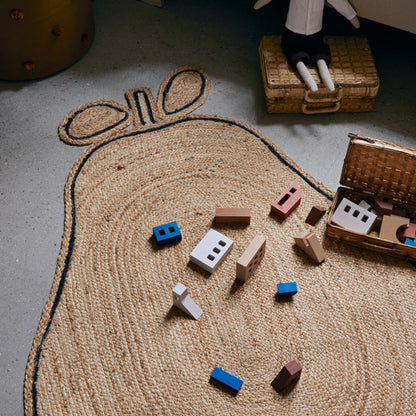 Pear Braided Jute Rug