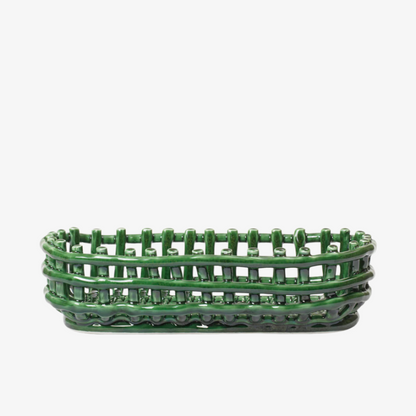 Ceramic Basket - Oval