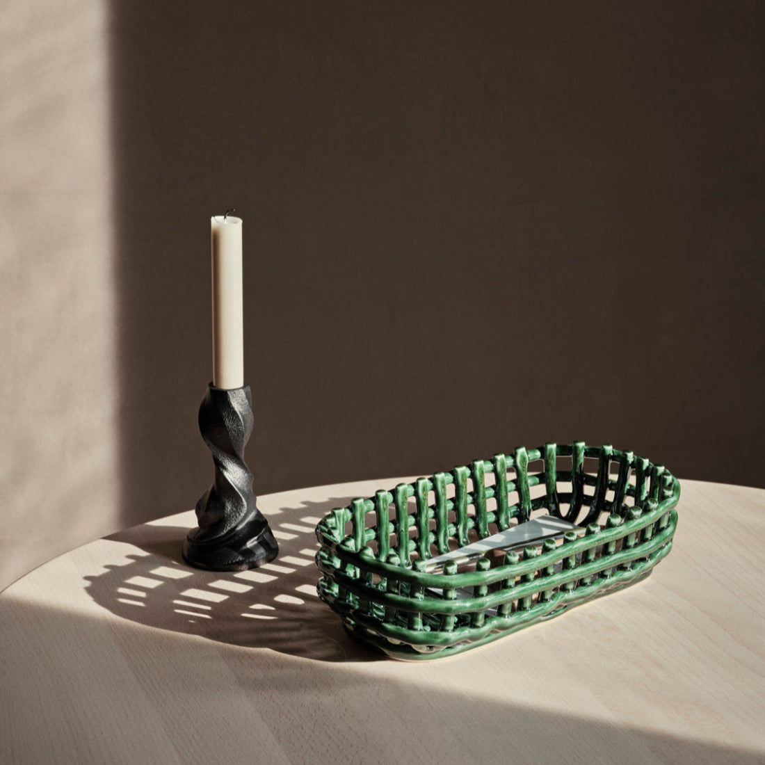 Ceramic Basket - Oval