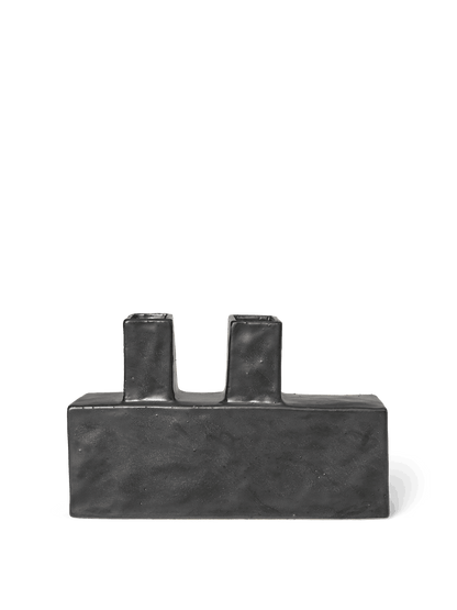 Koa Vase - H17 - Black
