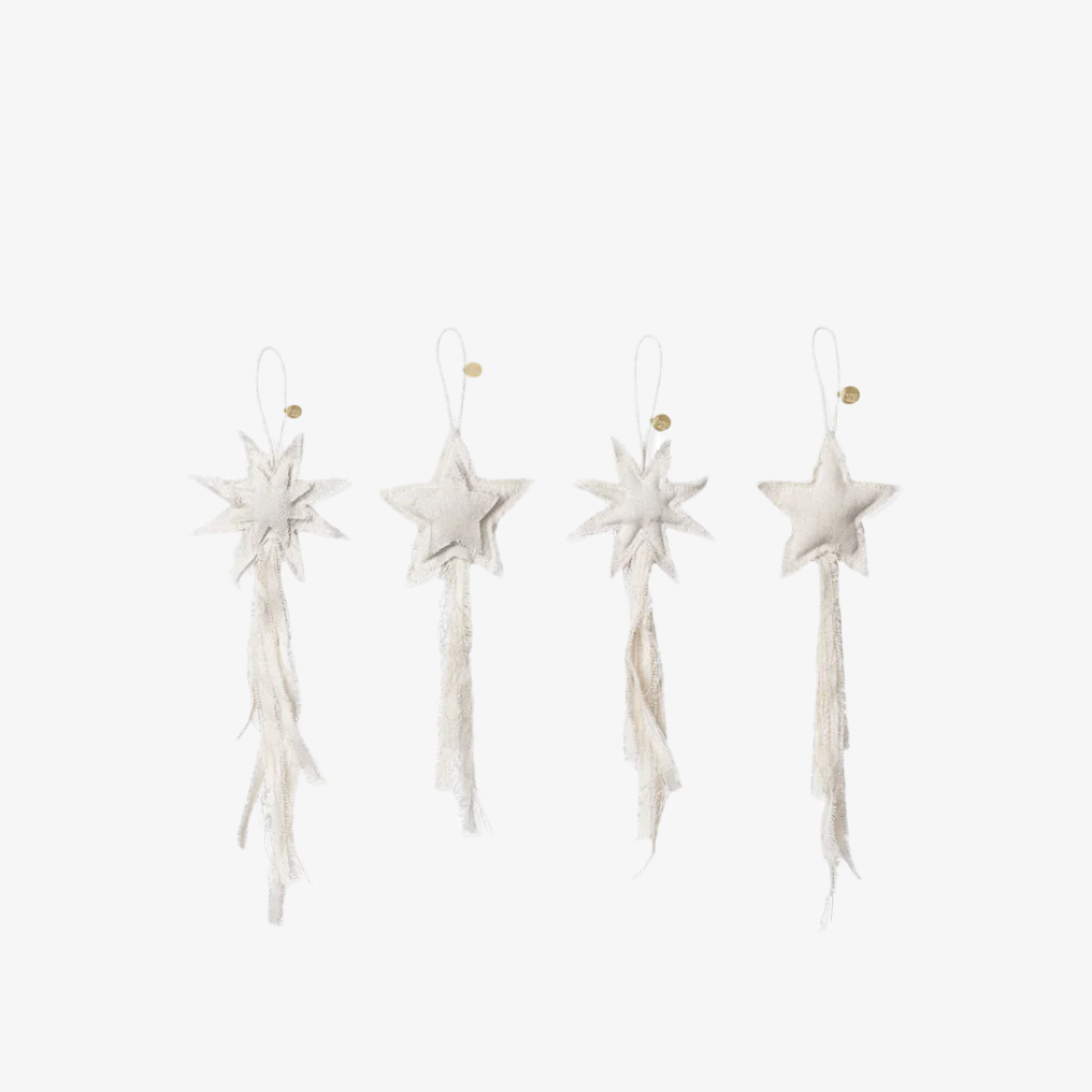 Vela Star Ornaments - Set of 4