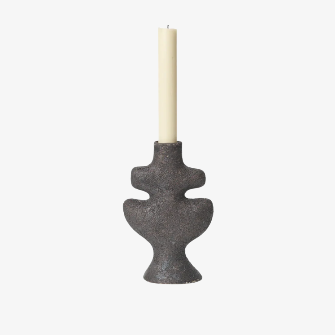 Yara Candle Holder Small Rustic Iron