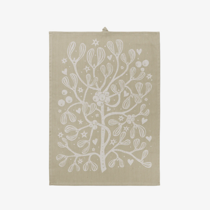 Mistletoe Tea Towel