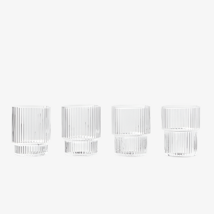 Ripple Small Glasses - Set of 4