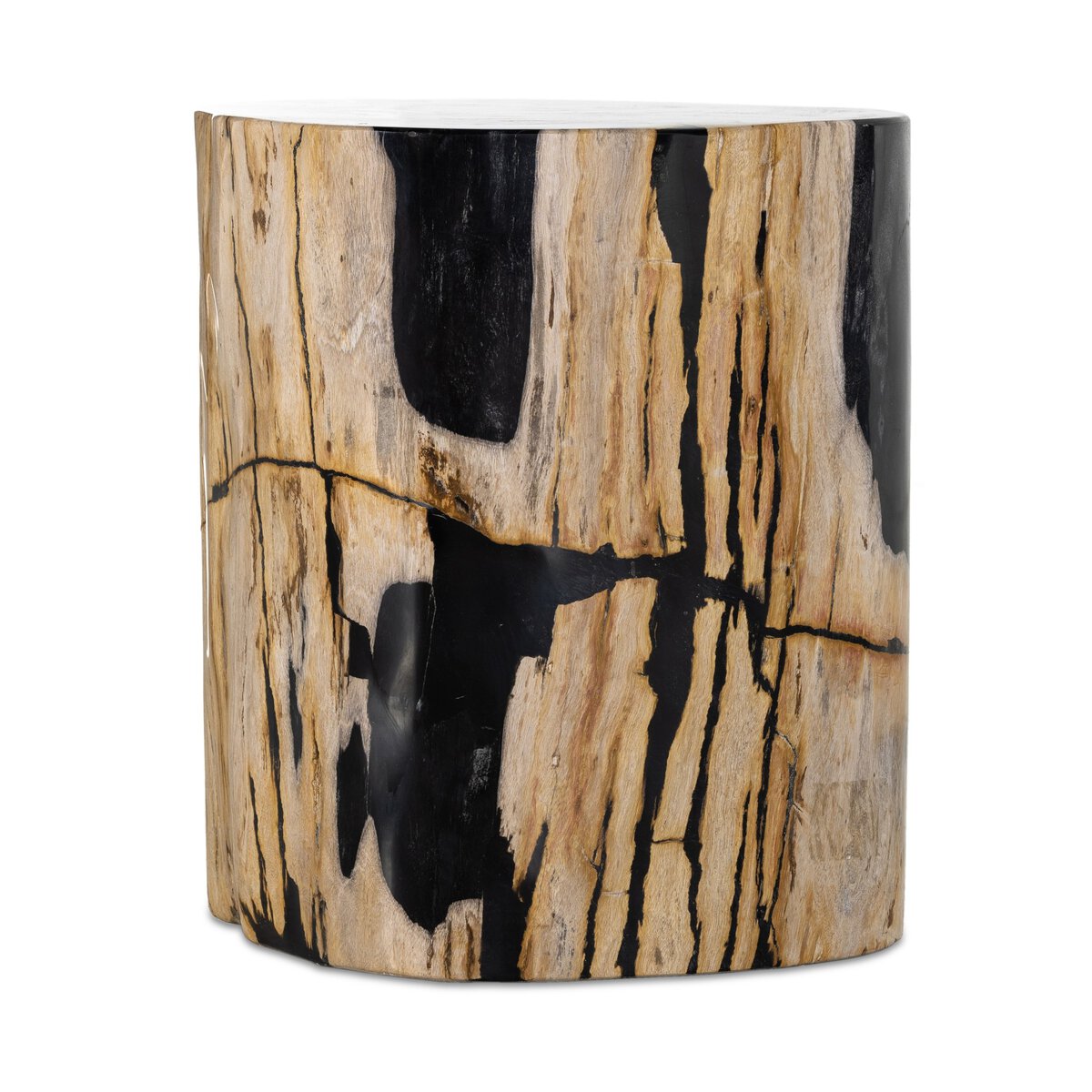 Kos End Table - Light Petrified Wood