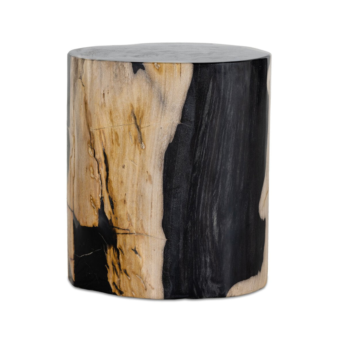 Kos End Table - Light Petrified Wood