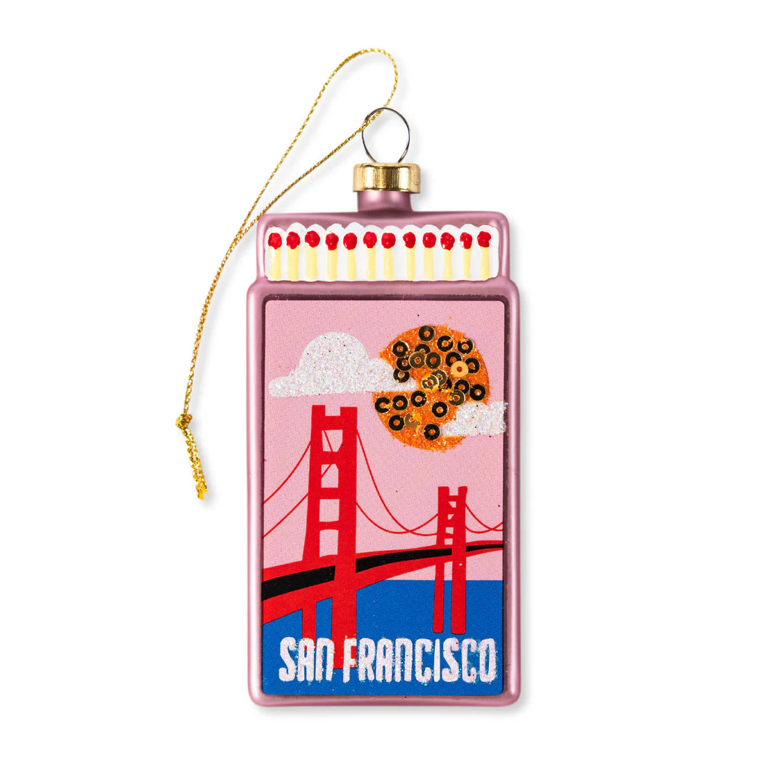 San Francisco Matchbook Ornament