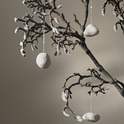 Snowball Ornaments - Set of 3