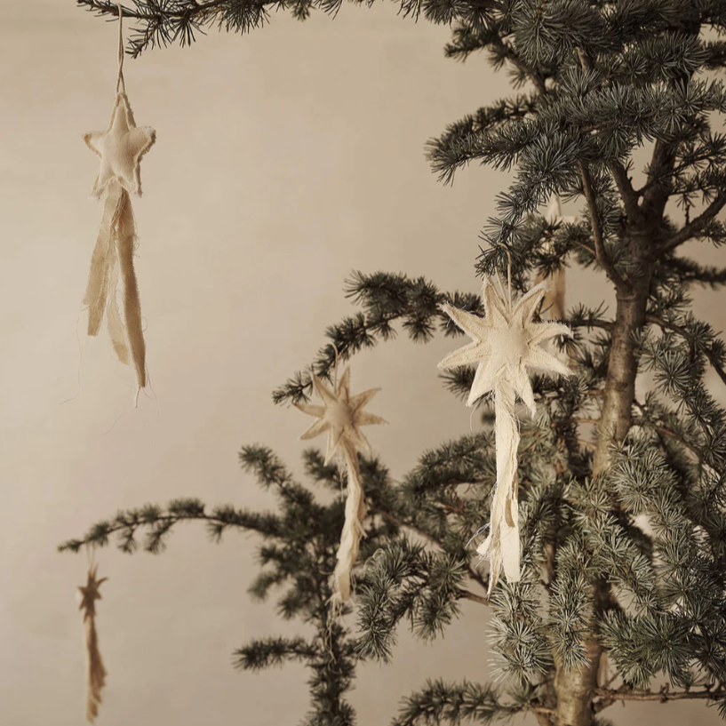 Vela Star Ornaments - Set of 4