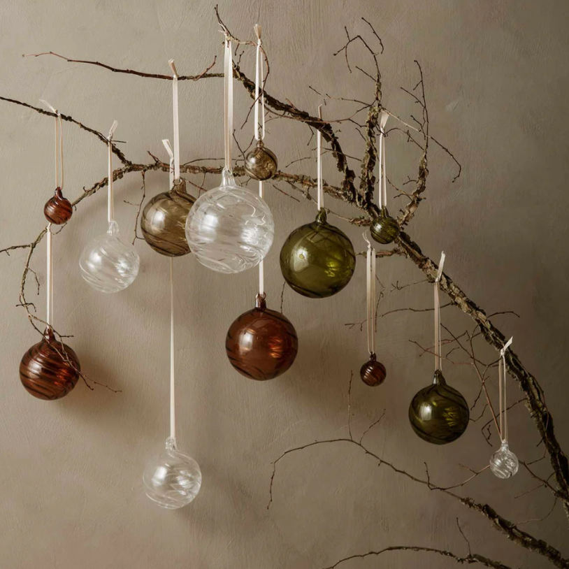 Twirl Ornaments - L - Set of 4