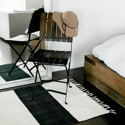Charcoal Kilim Throw/Rug