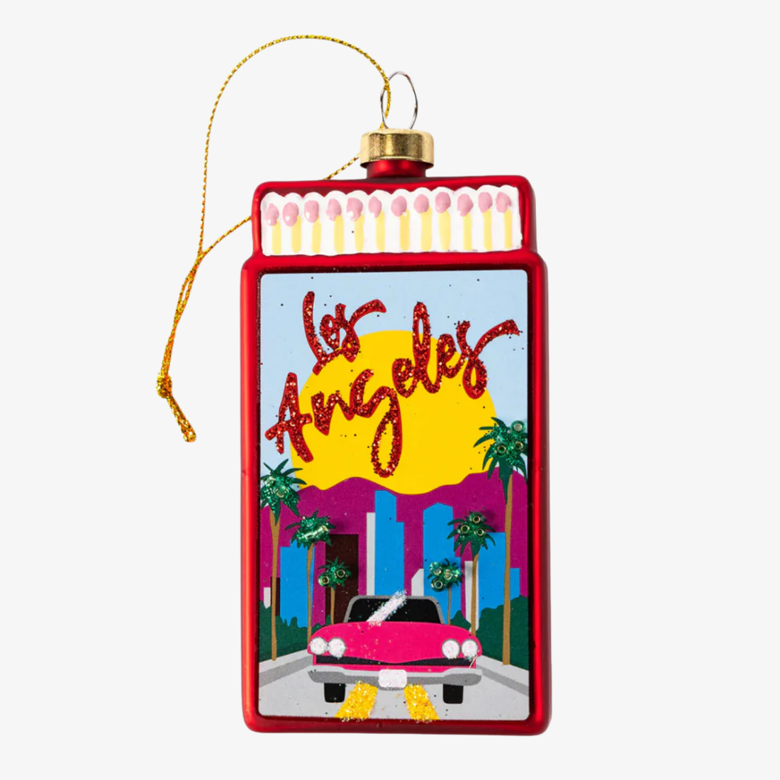 Los Angeles Matchbook Ornament