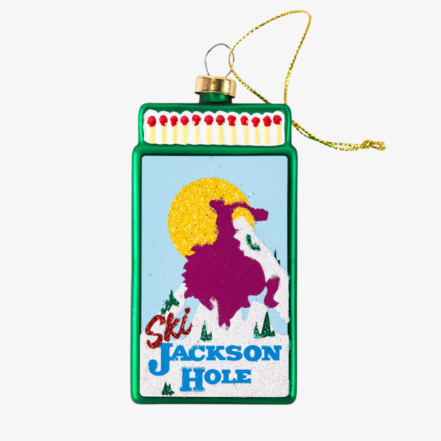 Jackson Hole Matchbook Ornament