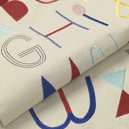 Alphabet Fabric Poster