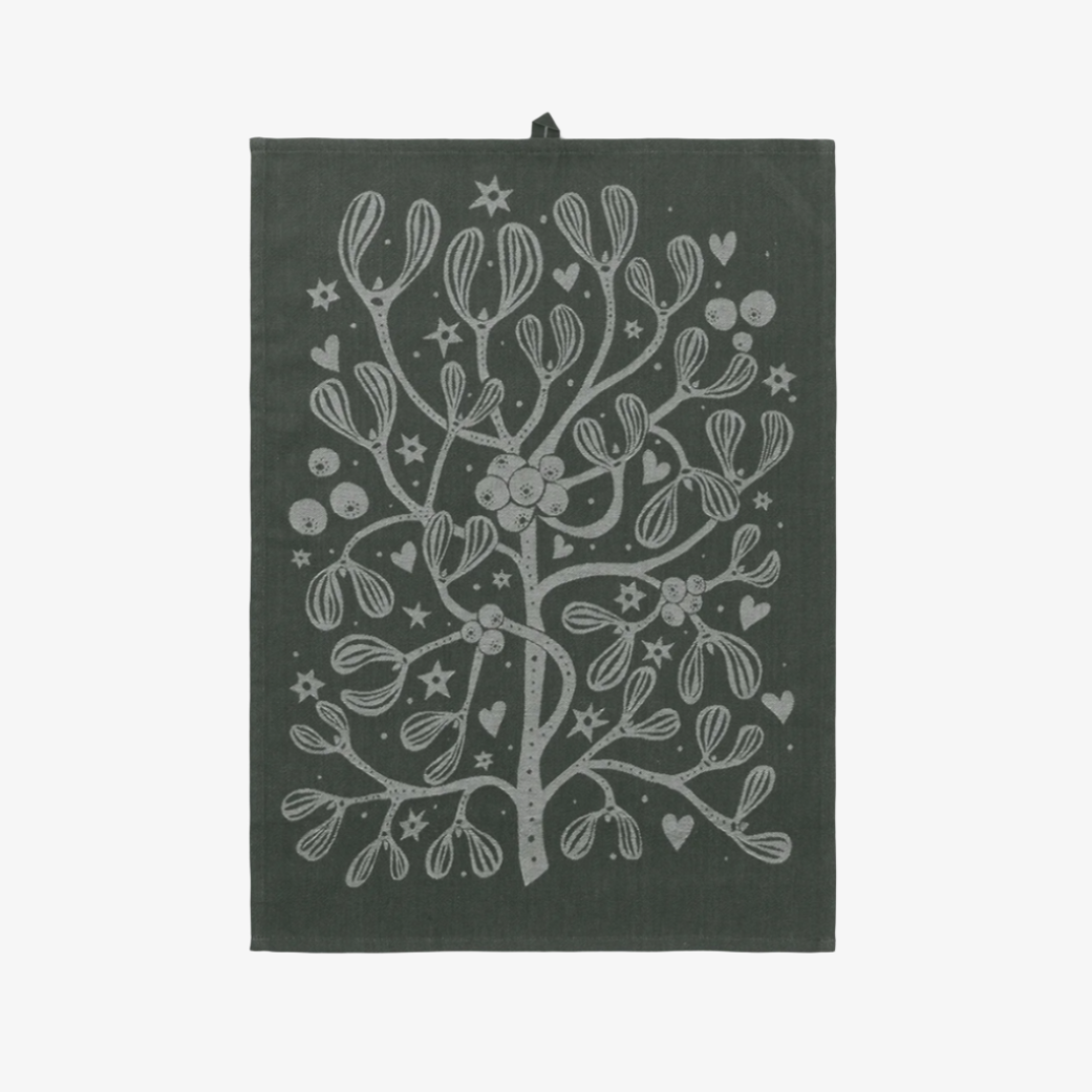 Mistletoe Tea Towel