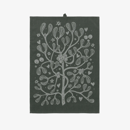 Mistletoe Tea Towel