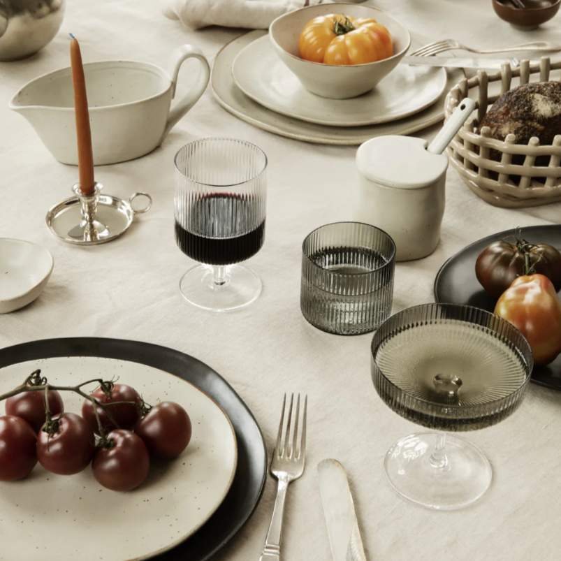 Ripple Champagne Saucers - Set of 2