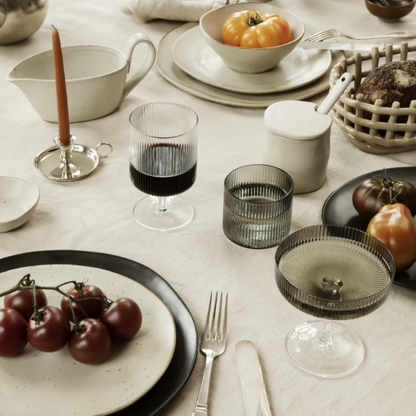 Ripple Champagne Saucers - Set of 2