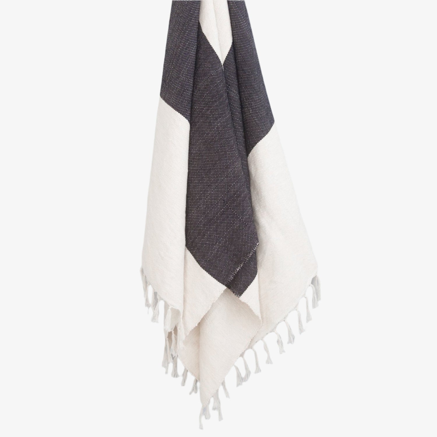 Charcoal Kilim Throw/Rug