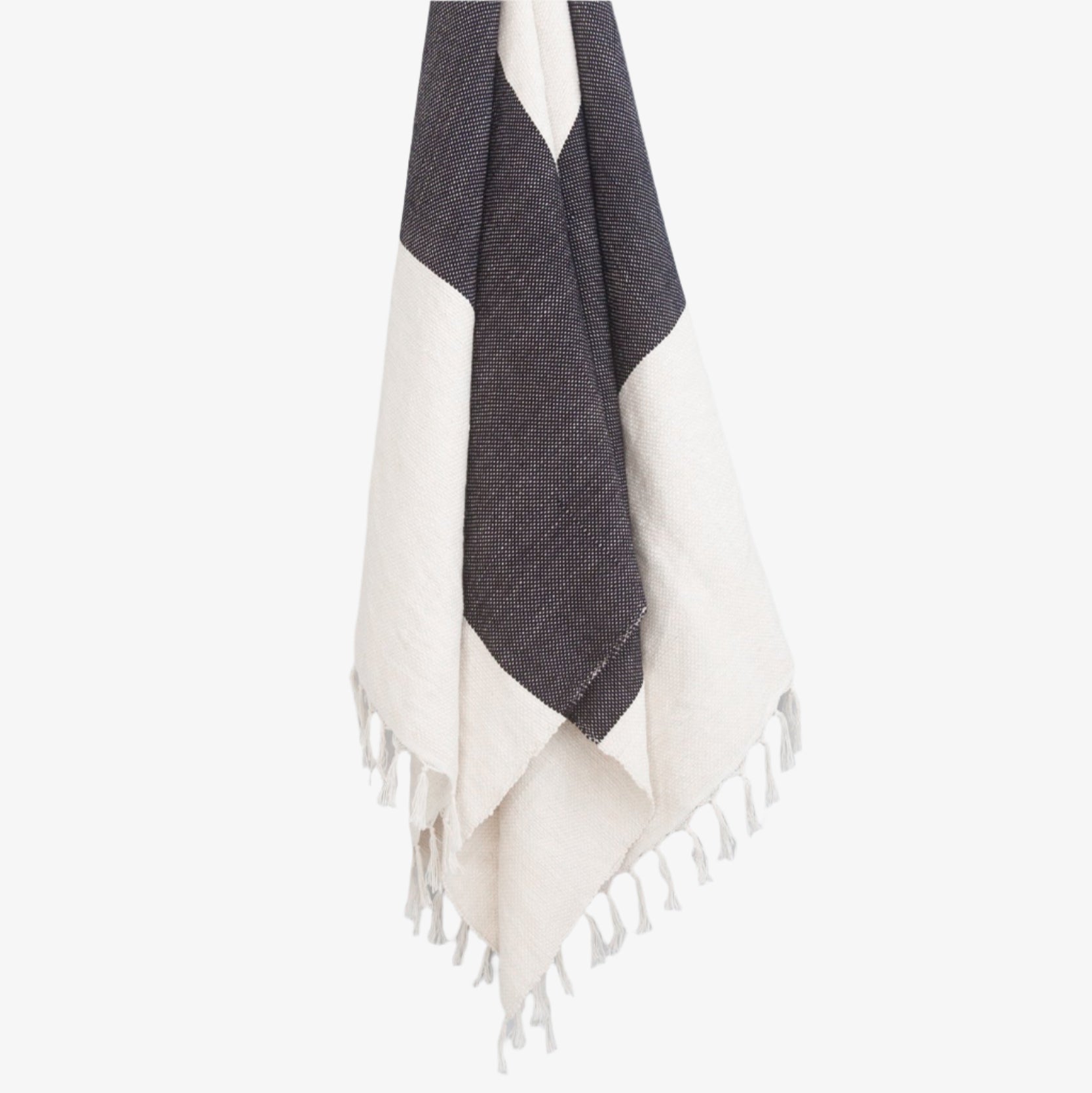 Charcoal Kilim Throw/Rug