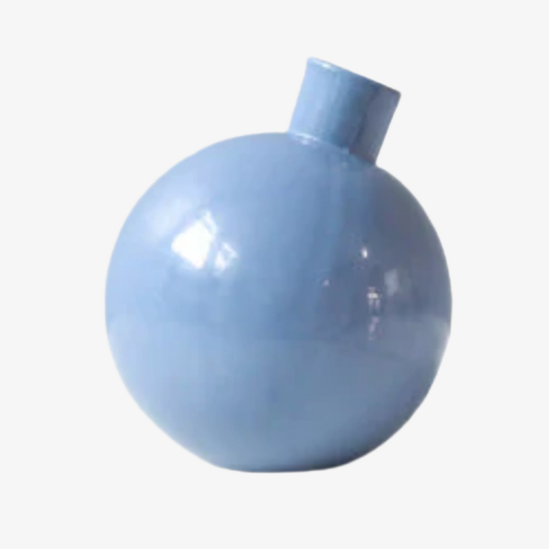 Denim Sphere Bud Vase