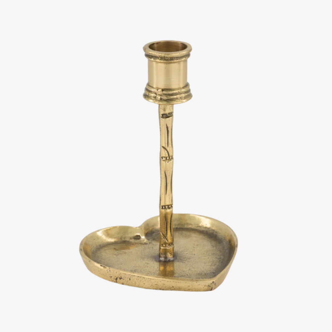 Bodhi Bamboo Heart Candle Holder