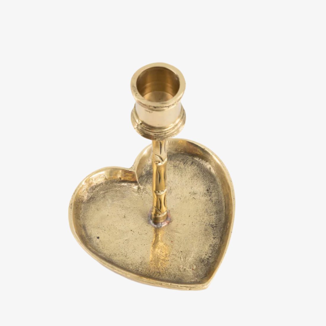 Bodhi Bamboo Heart Candle Holder