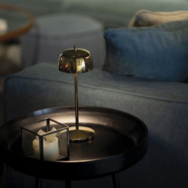 Theta Pro Table Lamp Polished Rose Gold