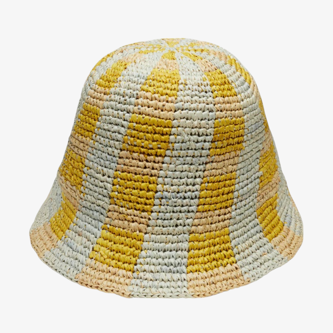 Chrissy Blue Gold Bucket Hat