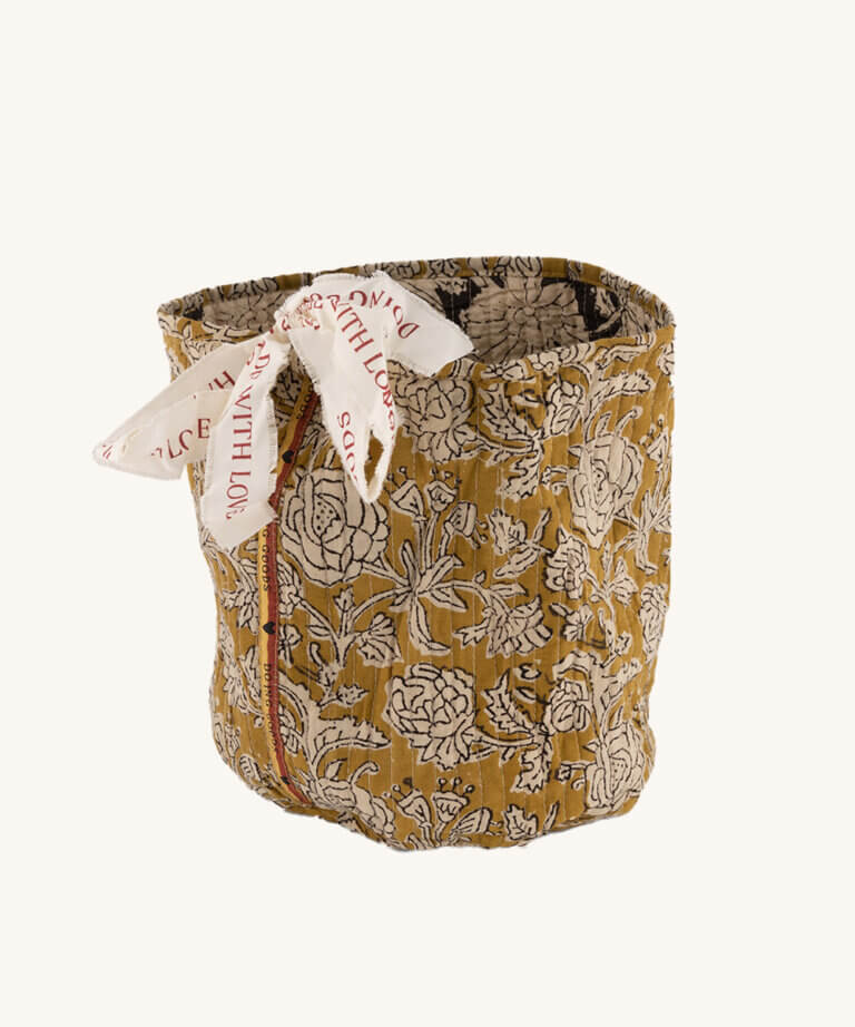 Botanical Fabric Baskets