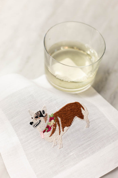 Corgi Cocktail Napkins