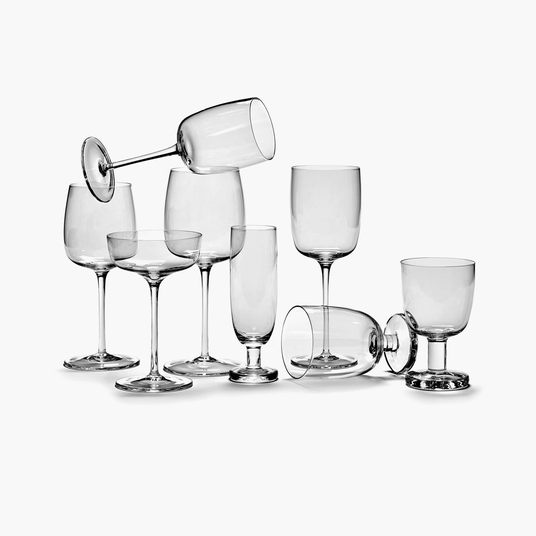 White Wine Glass Straight - Set of 4