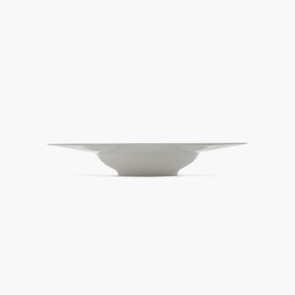 Deep Plate Wide Edge White Nido - Set of 2