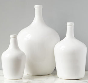 Medium White Demijohn