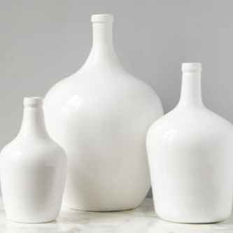 Medium White Demijohn