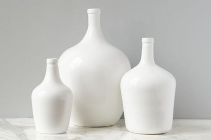 Medium White Demijohn