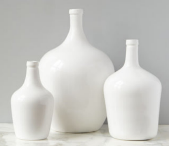 Medium White Demijohn