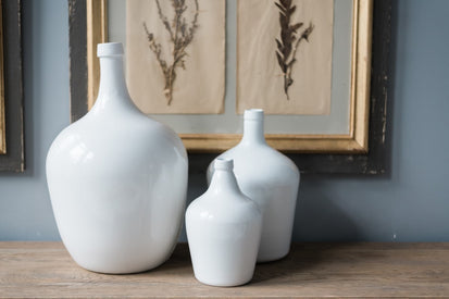 Small White Demijohn