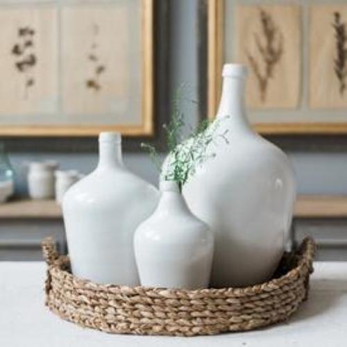 Medium White Demijohn