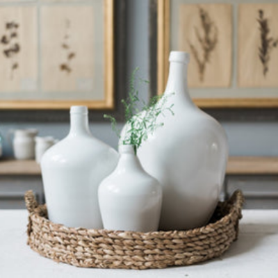 Small White Demijohn