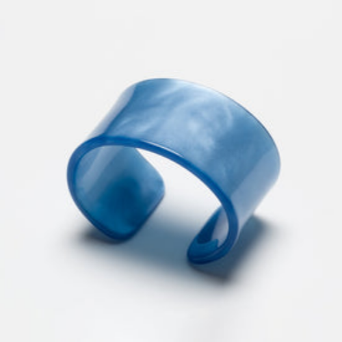 Blue Acrylic Napkin Ring