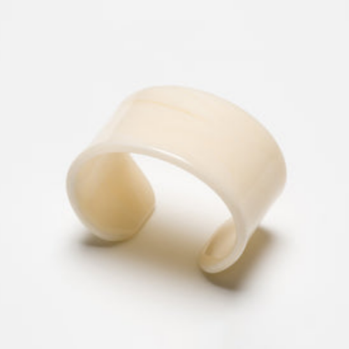 Ivory Acrylic Napkin Ring