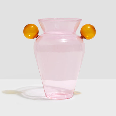 GEO URN - PINK + AMBER