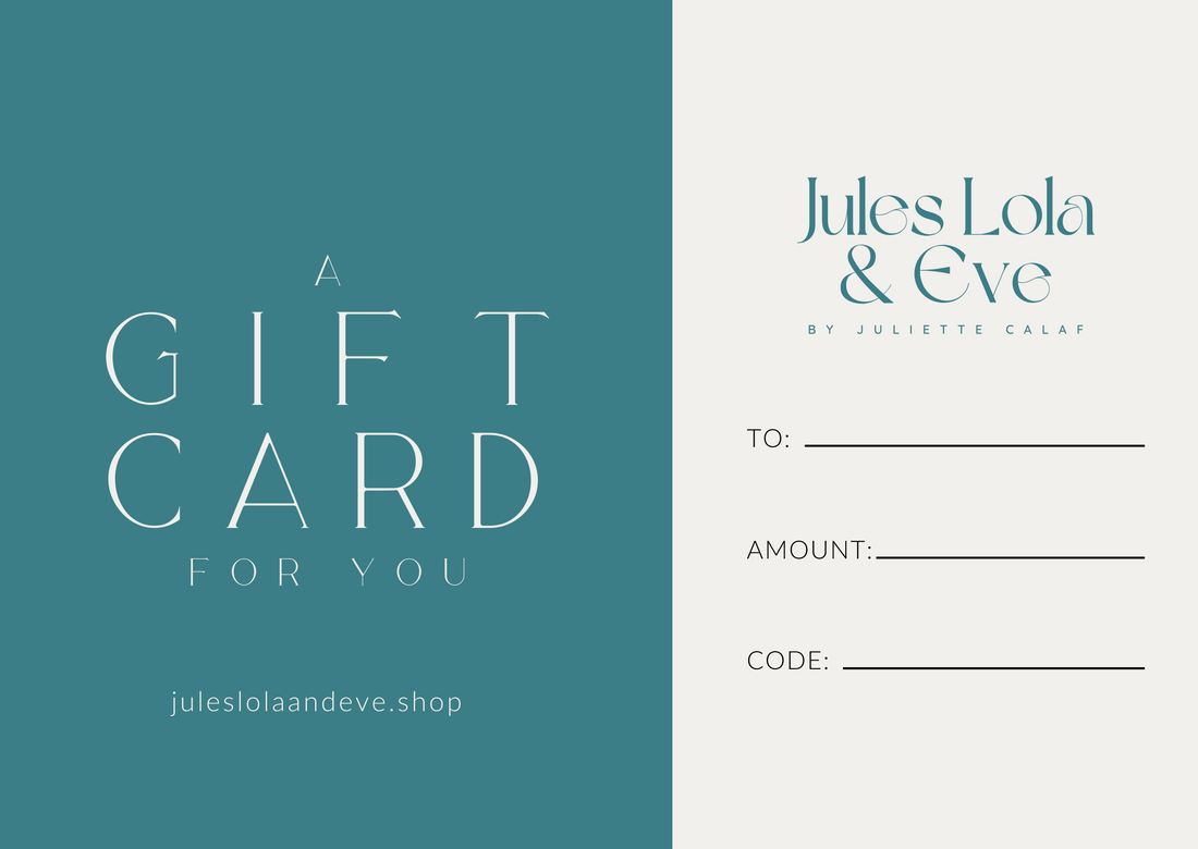 Jules, Lola, and Eve Gift Card