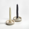 Twist Tapers Candles (Pair) - Cream