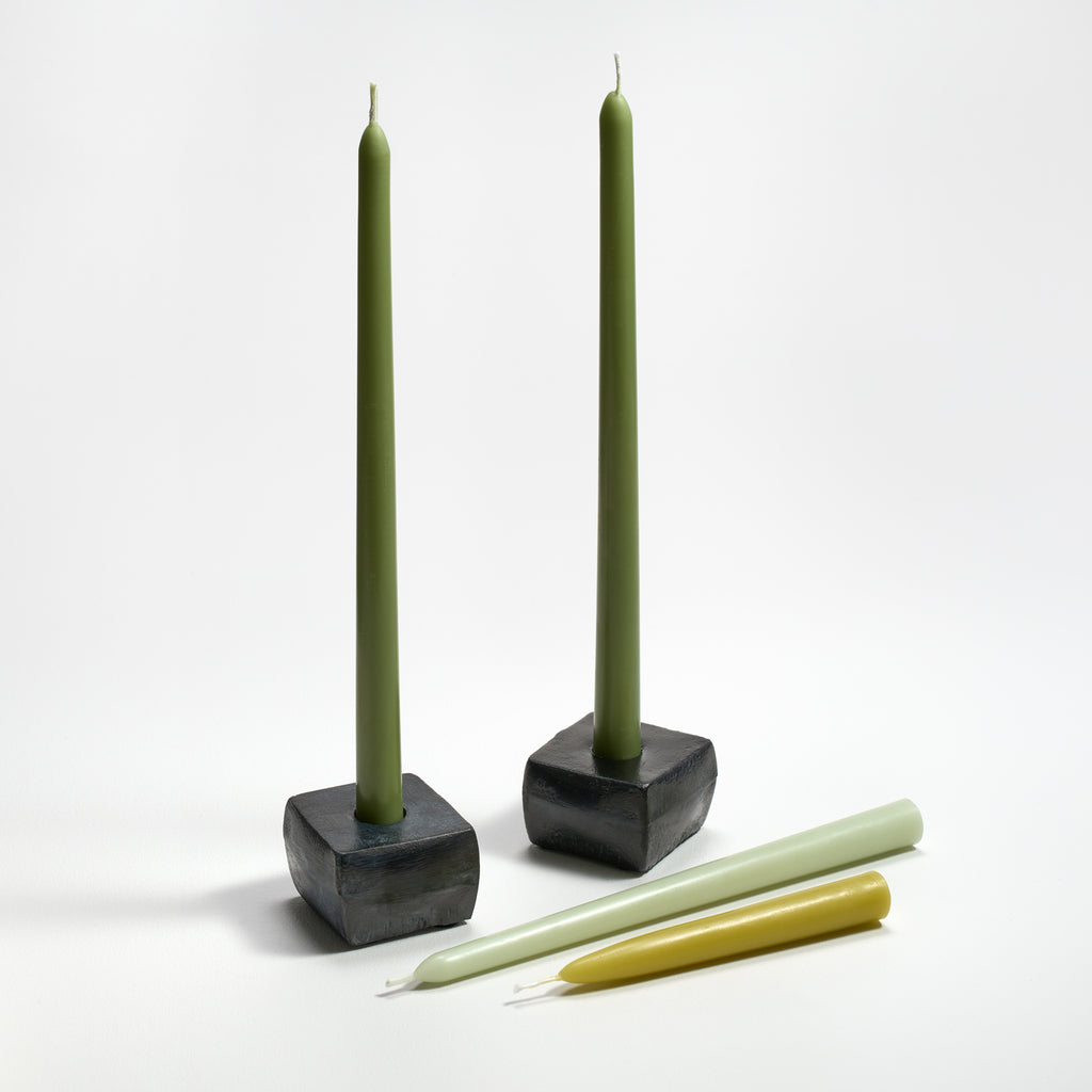 Everyday Taper Candles (Pair) - Black