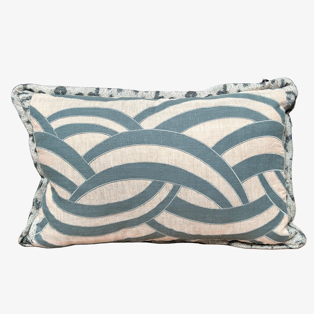 Blue Leo Pillow