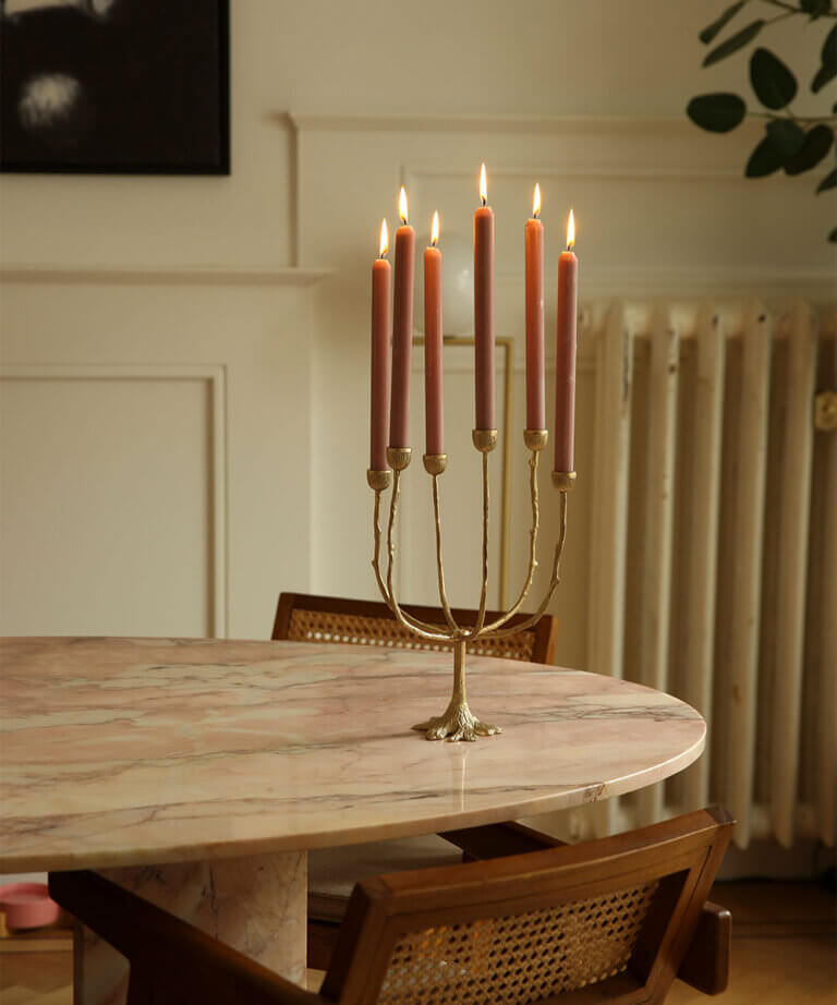 Misty Multi Candle Holder with 6 Arms