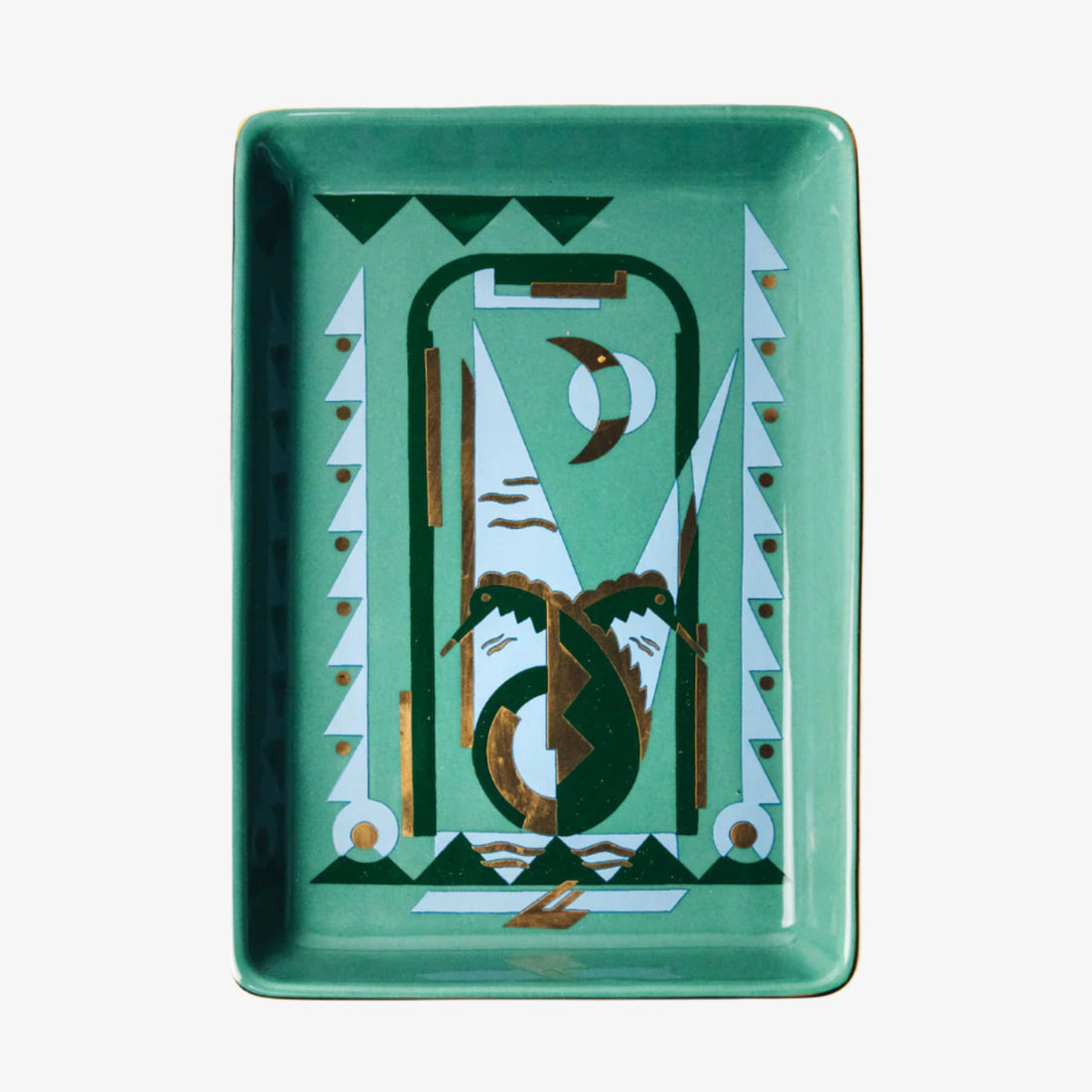 Deco Seahorse Ceramic Tray